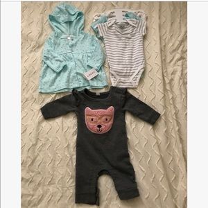 NWT 3 month baby girl sets. 5 pieces